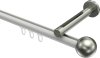 10213645-103239 Innenlauf Gardinenstange Aluminium / Metall 20 mm Ø SITENO - Luino Weiß / Edelstahl-Optik