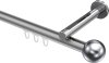 10213645-103312 Innenlauf Gardinenstange Aluminium / Metall 20 mm Ø SITENO - Luino Silbergrau / Chrom