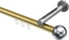 10213645-103812 Innenlauf Gardinenstange Aluminium / Metall 20 mm Ø SITENO - Luino Messing-Optik / Chrom
