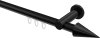 10213711-XX29 Innenlauf Gardinenstange Aluminium / Metall 20 mm Ø PLATON - Savio Schwarz