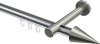 10213725-101239 Innenlauf Gardinenstange Aluminium / Metall 20 mm Ø PRESTIGE - Savio Chrom / Edelstahl-Optik