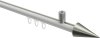 10213734-XX3239 Innenlauf Gardinenstange Aluminium / Metall 20 mm Ø SONIUS - Savio Weiß / Edelstahl-Optik