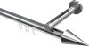 10213745-1012 Innenlauf Gardinenstange Aluminium / Metall 20 mm Ø SITENO - Savio Chrom