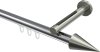 10213745-101239 Innenlauf Gardinenstange Aluminium / Metall 20 mm Ø SITENO - Savio Chrom / Edelstahl-Optik