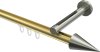 10213745-103839 Innenlauf Gardinenstange Messing-Optik / Edelstahl-Optik 20 mm Ø SITENO - Savio