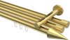 10213747-1038 Innenlauf Gardinenstange Messing-Optik 20 mm Ø 3-läufig SITENO - Savio