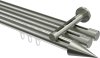 10213747-1039 Innenlauf Gardinenstange Edelstahl-Optik 20 mm Ø 3-läufig SITENO - Savio