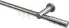 10213811-103912 Innenlauf Gardinenstange Aluminium / Metall 20 mm Ø PLATON - Elanto Edelstahl-Optik / Chrom
