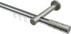 10213825-101239 Innenlauf Gardinenstange Aluminium / Metall 20 mm Ø PRESTIGE - Elanto Chrom / Edelstahl-Optik