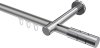 10213825-103312 Innenlauf Gardinenstange Aluminium / Metall 20 mm Ø PRESTIGE - Elanto Silbergrau / Chrom
