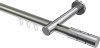 10213825-103912 Innenlauf Gardinenstange Aluminium / Metall 20 mm Ø PRESTIGE - Elanto Edelstahl-Optik / Chrom