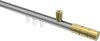 10213834-103338 Innenlauf Gardinenstange Aluminium / Metall 20 mm Ø SONIUS - Elanto Silbergrau / Messing-Optik