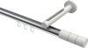 10213845-101232 Innenlauf Gardinenstange Aluminium / Metall 20 mm Ø SITENO - Elanto Chrom / Weiß