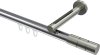 10213845-101239 Innenlauf Gardinenstange Aluminium / Metall 20 mm Ø SITENO - Elanto Chrom / Edelstahl-Optik