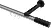 10213845-103329 Innenlauf Gardinenstange Aluminium / Metall 20 mm Ø SITENO - Elanto Silbergrau / Schwarz