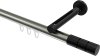 10213845-103929 Innenlauf Gardinenstange Aluminium / Metall 20 mm Ø SITENO - Elanto Edelstahl-Optik / Schwarz