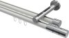 10213846-103212 Innenlauf Gardinenstange Aluminium / Metall 20 mm Ø 2-läufig SITENO - Elanto Weiß / Chrom