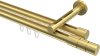 10213846-1038 Innenlauf Gardinenstange Messing-Optik 20 mm Ø 2-läufig SITENO - Elanto