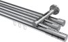 10213847-1012 Innenlauf Gardinenstange Aluminium / Metall 20 mm Ø 3-läufig SITENO - Elanto Chrom