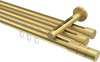 10213847-1038 Innenlauf Gardinenstange Messing-Optik 20 mm Ø 3-läufig SITENO - Elanto