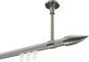 10213933-103239 Innenlauf Gardinenstange Aluminium / Metall 20 mm Ø SONETTE - Samanto Weiß / Edelstahl-Optik