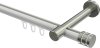 10214125-103239 Innenlauf Gardinenstange Aluminium / Metall 20 mm Ø PRESTIGE - Estana Weiß / Edelstahl-Optik