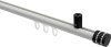 10214134-XX3229 Innenlauf Gardinenstange Aluminium / Metall 20 mm Ø SONIUS - Estana Weiß / Schwarz