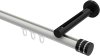 10214145-103229 Innenlauf Gardinenstange Aluminium / Metall 20 mm Ø SITENO - Estana Weiß / Schwarz