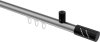 10214234-103329 Innenlauf Gardinenstange Aluminium / Metall 20 mm Ø SONIUS - Zoena Silbergrau / Schwarz