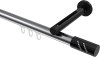 10214245-101229 Innenlauf Gardinenstange Aluminium / Metall 20 mm Ø SITENO - Zoena Chrom / Schwarz