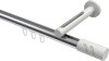 10214245-101232 Innenlauf Gardinenstange Aluminium / Metall 20 mm Ø SITENO - Zoena Chrom / Weiß