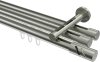 10214247-1039 Innenlauf Gardinenstange Edelstahl-Optik 20 mm Ø 3-läufig SITENO - Zoena