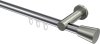 10214611-101239 Innenlauf Gardinenstange Aluminium / Metall 20 mm Ø PLATON - Sitra Chrom / Edelstahl-Optik