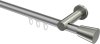 10214611-103339 Innenlauf Gardinenstange Aluminium / Metall 20 mm Ø PLATON - Sitra Silbergrau / Edelstahl-Optik