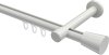 10214625-XX32 Innenlauf Gardinenstange Aluminium / Metall 20 mm Ø PRESTIGE - Sitra Weiß