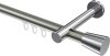 10214625-XX3912 Innenlauf Gardinenstange Aluminium / Metall 20 mm Ø PRESTIGE - Sitra Edelstahl-Optik / Chrom