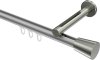 10214645-103339 Innenlauf Gardinenstange Aluminium / Metall 20 mm Ø SITENO - Sitra Silbergrau / Edelstahl-Optik