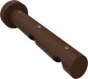 1120208-0019 Träger Talent Nussbaum lackiert 2-läufig 9 und 15 cm für Innenlaufstangen 20 mm Ø