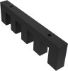 1120218-0028 Deckenträger Smartline Schwarz 4-läufig 1 cm für Innenlaufstangen 14x35 mm