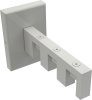 1120223-0032 Träger Smartline Weiß 3-läufig 3, 6 und 9 cm für Innenlaufstangen 14x35 mm