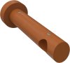 1120227-0022 Träger Talena Kirschbaum lackiert 1-läufig 12 cm für Gardinenstangen 20 mm Ø