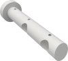 1120228-0032 Träger Talena Weiß lackiert 2-läufig 9 und 15 cm für Gardinenstangen 20 mm Ø