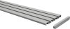15200200-1033 Gardinenschiene Aluminium 3- / 4-läufig SLIMLINE Silbergrau