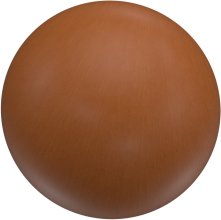 Endstücke Geo (Kugel) Kirschbaum lackiert für Gardinenstangen 16 mm Ø (2 Stück) 