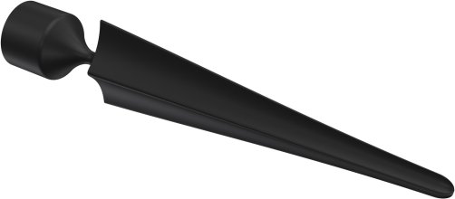 Endstücke Lorenzo (Speer) Schwarz für Gardinenstangen 16 mm Ø (2 Stück)