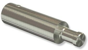 Trägerverlängerung Edelstahl-Optik 5 cm Typ A16 für Gardinenstangen 16 mm Ø