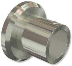 Wandlager Edelstahl für Gardinenstangen 16 mm Ø