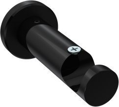 Träger Platon Schwarz 1-läufig 7,5 cm für Gardinenstangen 20 mm Ø