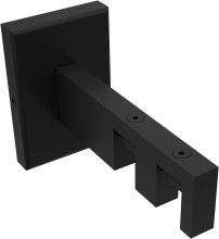 Träger Smartline Schwarz 2-läufig 6 und 9 cm für Innenlaufstangen 14x35 mm