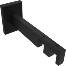 Träger Smartline Schwarz 2-läufig 10,5 und 13,5 cm für Innenlaufstangen 14x35 mm